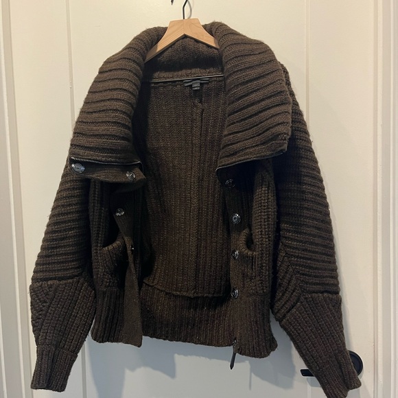 Burberry Prorsum Luxury Wool Zip-up Cardigan > Kindness Calloway - Picture 11 of 17